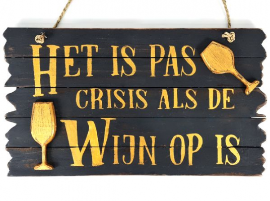 crisis wijn